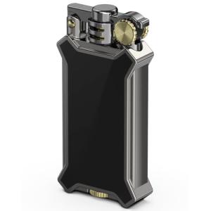 GIFTORCH Encendedor vintage, clásico de metal con tapa para…