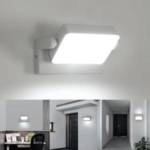 Dorlink Aplique Pared LED Exterior, Aplique Pared Giratorio…