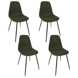 HOME DECO FACTORY, HD0475, Juego de 4 sillas contemporáneas…