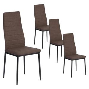 buybyroom - Juego de 4 sillas de comedor, silla de cocina,…