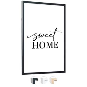 edihome, Marco 50x70 cm, Marcos de Fotos, Madera, Blanco, N…