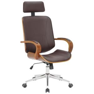 CLP Silla De Oficina Dayton De Madera, Metal & Tapizado En…