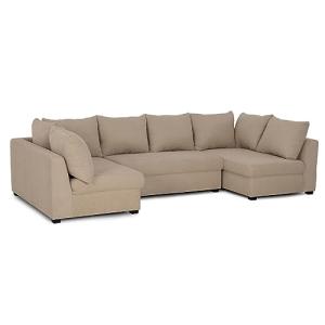 BUDWING Gael, Sofá Modular Camel - 6 Plazas - Tela de Polié…