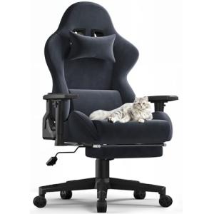 Devoko Silla Gamingde Tela Suave y Transpirable, Silla Ergo…