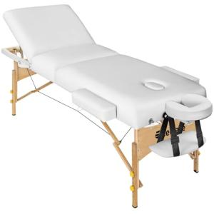 tectake® Camilla Masaje Plegable de Madera, Camilla Profesi…