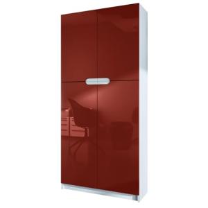 Vladon Armario Oficina Logan V1, Mueble Archivador con 5 Co…