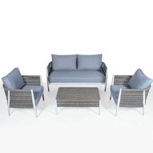 HABITMOBEL Set Muebles Jardin Sofá 2 plazas   2 Sillones  …