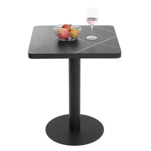 Mingone Mesa de Comedor Cuadrada Negra Mesa de Cocina 60 x…