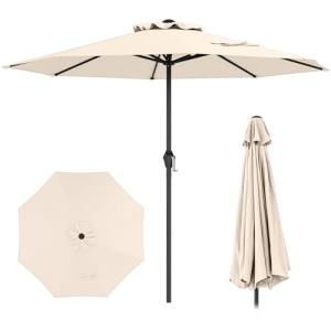 COSTWAY Sombrilla Terraza Exterior 250 cm, Sombrilla Jardin…