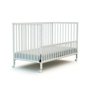 WEBABY - Cuna bebe colecho madera con ruedas LIO - Blanco -…