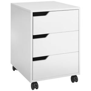 HOMCOM Cajonera de Oficina con Ruedas Mueble Archivador con…
