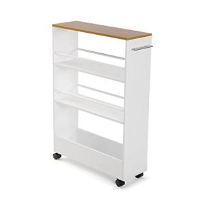 Versa Livno Carro de Cocina con Ruedas, cajones y botellero…