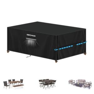 SIMPHAUS Funda Muebles Exterior Impermeable Funda Mesa Exte…