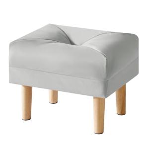 YMYNY Taburete Otomano Cuadrado, Pequeño Taburete de Madera…