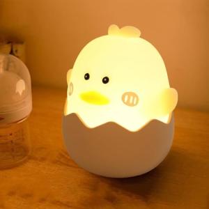 Luz Nocturna Infantil, Kawaii Pato Luz Bebe Nocturna Suave…