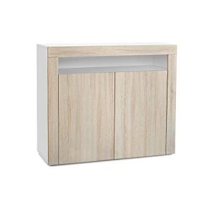 Vladon Cómoda Valencia, Cajonera con 2 Puertas y 1 Comparti…