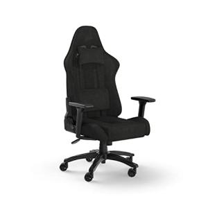 Corsair TC100 Relaxed-Fabric Gaming Chair, Nylon, Negro, On…