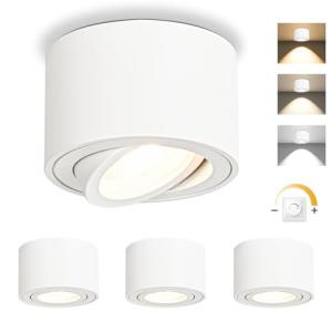 GeyouLux Focos LED Interior Techo Regulable 5W Ø80x50mm Ori…