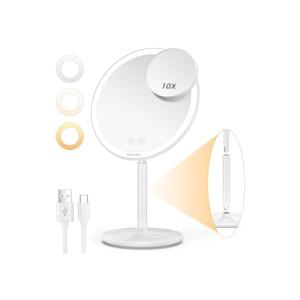 Auxmir Espejo Maquillaje con Luz Led 1x con Aumento 10x Rec…