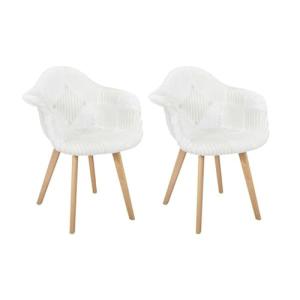 HOME DECO FACTORY Scandinave, HD0062, Juego de 2 sillones e…