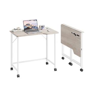 Dripex Mesa Escritorio Plegable, Compacto, Estable y Fácil…