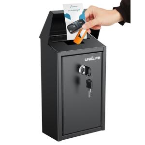 Uniclife Buzón de Llaves para Exterior, Caja de Recogida de…