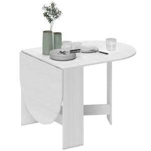 HOMCOM Mesa de Comedor Plegable Mesa de Cocina Plegable Ova…
