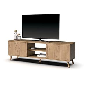MUEBLES PITARCH | Mueble TV con Patas 2 Puertas y Estante,…