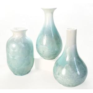 Artisoul® Jarron decorativos Juego de 3 jarron ceramica peq…
