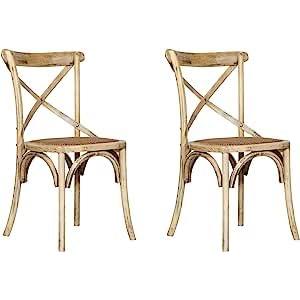 Biscottini Sillas cocina pack de 2 - Sillas de Comedor Rata…