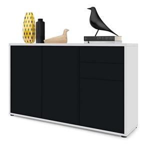 Vladon Cajonera Ben V3, Cómoda con 3 Puertas y 2 Cajones, B…