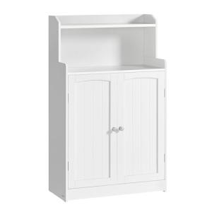 VASAGLE Armario de Baño, Mueble de Baño con 2 Puertas, 2 Es…