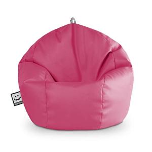 HAPPERS Puff Pelota Polipiel Interior Fucsia