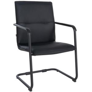 CLP Silla De Conferencia Seattle Tapizado En Simil Cuero I…