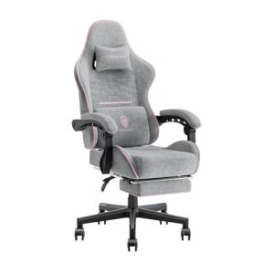 Dowinx Silla Gaming Ergonómica de Tela con Cojín de Muelles…