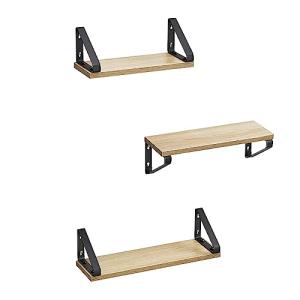 VASAGLE Estantes de Pared, Estantes Flotantes, Juego de 3,…