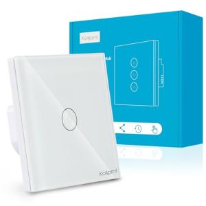 Interruptor de luz WiFi, interruptor de luz inteligente, co…