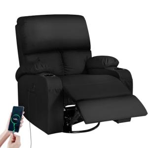 Silla mecedora con función de relajación, masaje con vibrac…