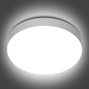 Genatu Plafón LED Impermeable IP65, 19W Equivalente a 126W,…