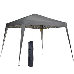 Outsunny Carpa Plegable 2,4x2,4m Cenador de Jardín Impermea…