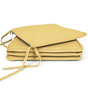 MANEMI Pack 4 Cojines para Silla 40x40x2cm - Cojín Decorati…