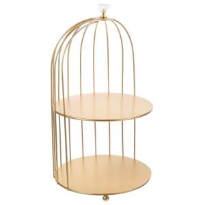 Angoily Soporte de Cupcake de Metal de 2 Niveles Soportes d…