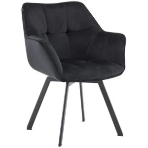 CLP Silla de Comedor Jordi en Terciopelo | Sillón Giratorio…