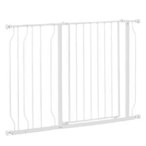 PawHut Barrera de Seguridad de Perros Extensible para Escal…