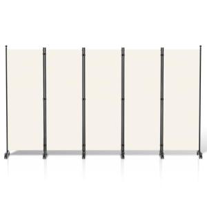 Jiubiaz Biombo separador de ambientes, plegable, independie…