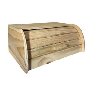 KROWN - Panera de Madera con Tapa Corredera, Caja para Pan…