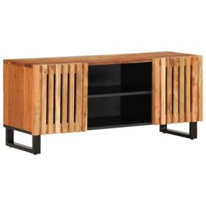 vidaXL Mueble de TV Madera Maciza de Acacia 105x34x46 cm, S…