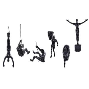 XYQXYQ Escultura de escalador de 6 piezas, arte decorativo…