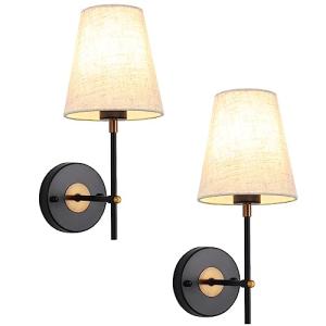 MRHYSWD Juego De 2 Lampara De Pared Interior, Lampara Pared…
