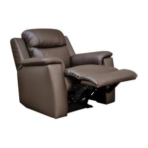 Venta-Unica - Sillón Relax Evasion de Piel - Marrón